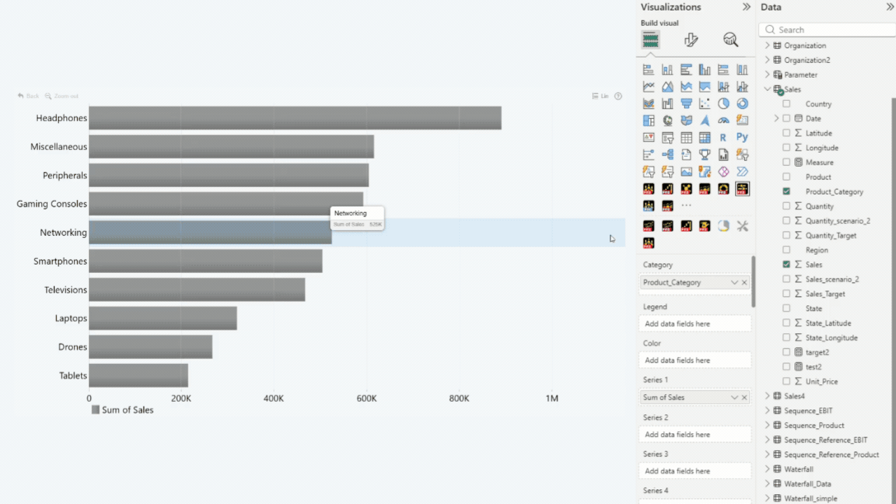 Select a Subcategory Segment
