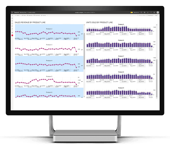 Drill Down Multiple TimeSeries PRO for Microsoft Power BI