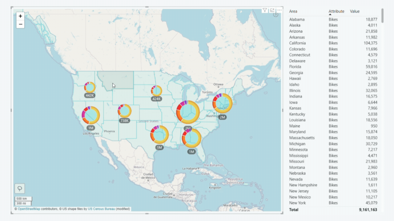 Select Multiple points to filter data