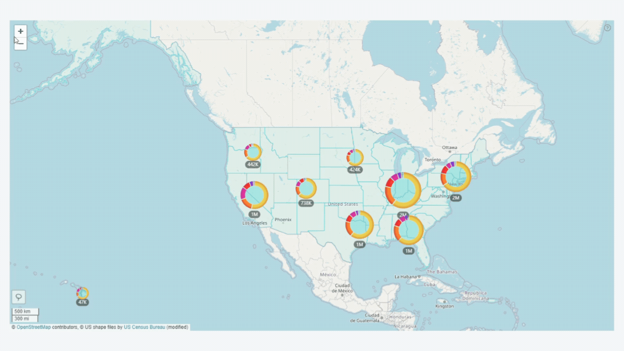 Zoom in/out for map visual